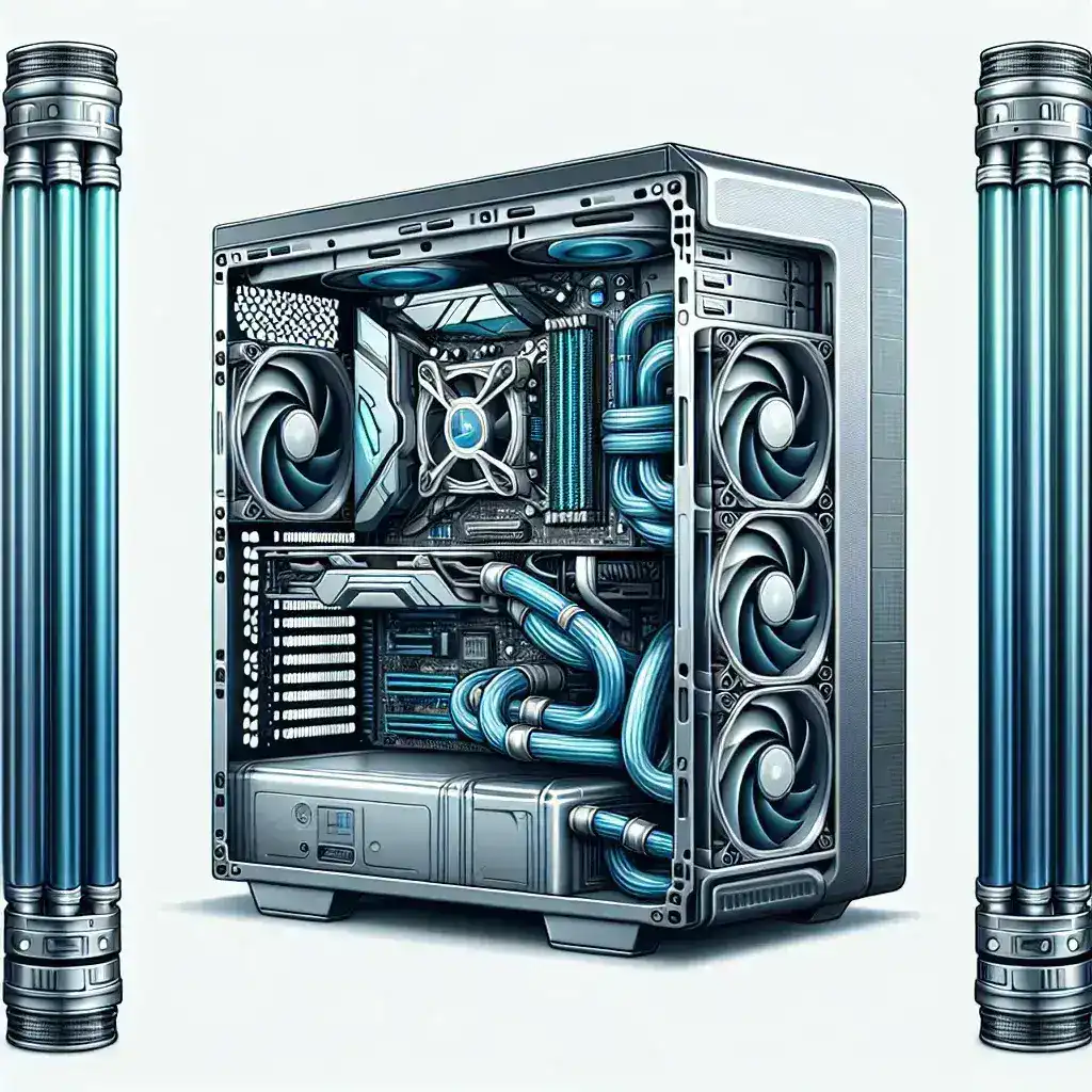 "Lenovo's innovative modular liquid cooling system for desktops showcasing advanced technology and improved thermal performance"